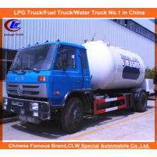 Cilindro de gás de 4 * 2 LPG de Dongfeng que reabastece caminhões de Bobtail 5mt para a venda